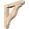 Ekena Millwork Funston Arts and Crafts Smooth Bracket w/ Offset Brace, Douglas Fir, 7 1/2"W x 42"D x 42"H BKT0806X42X42FST03SDF - alternate 1